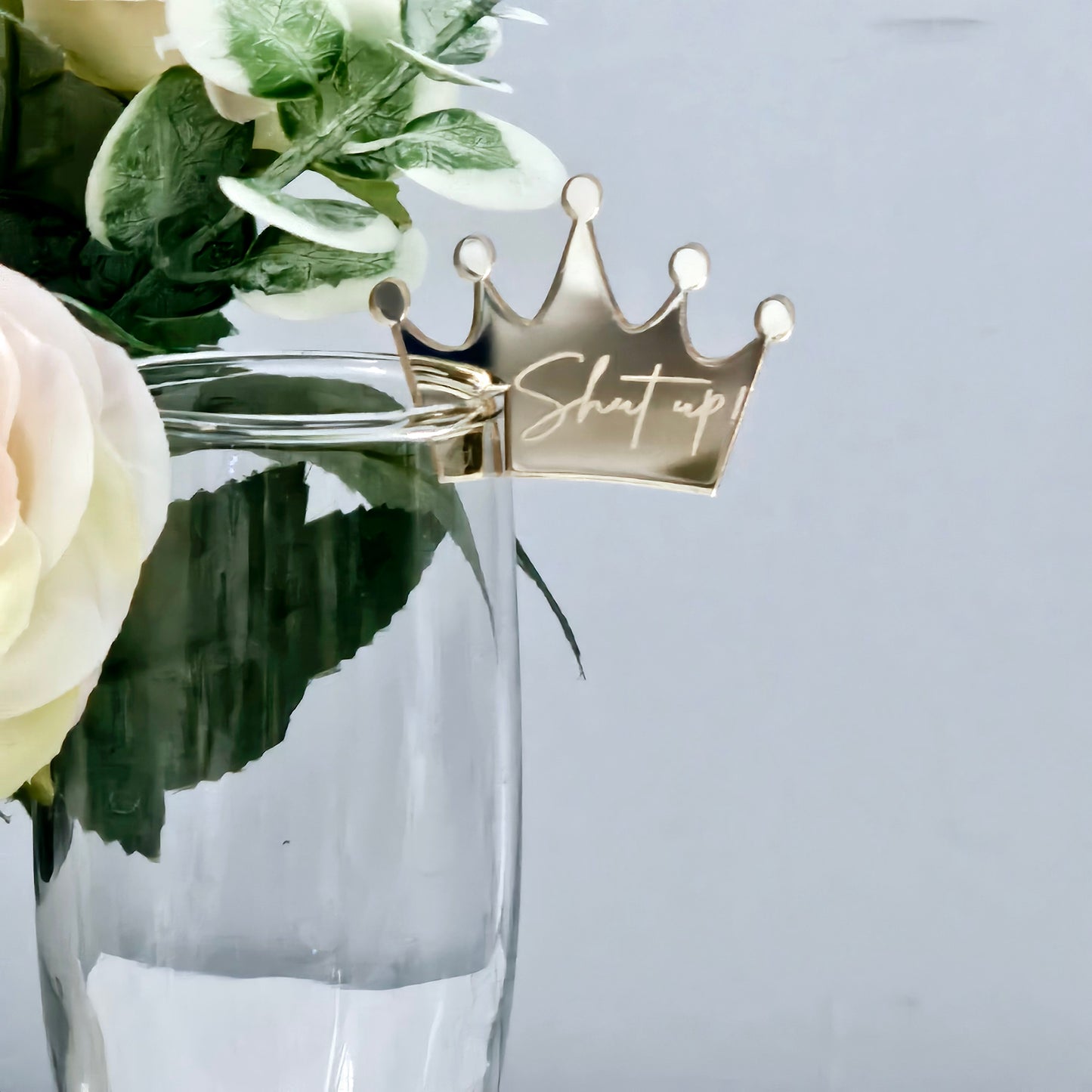Crown Drink Tag