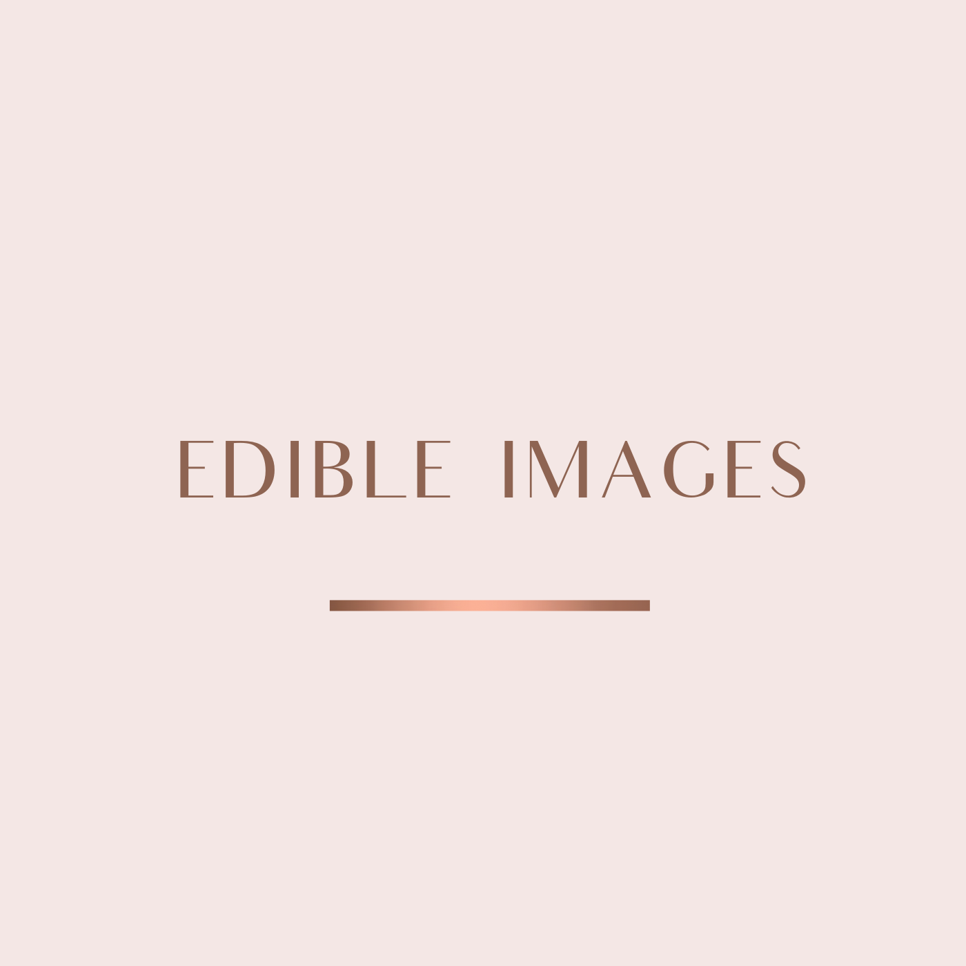 Edible Image sheet