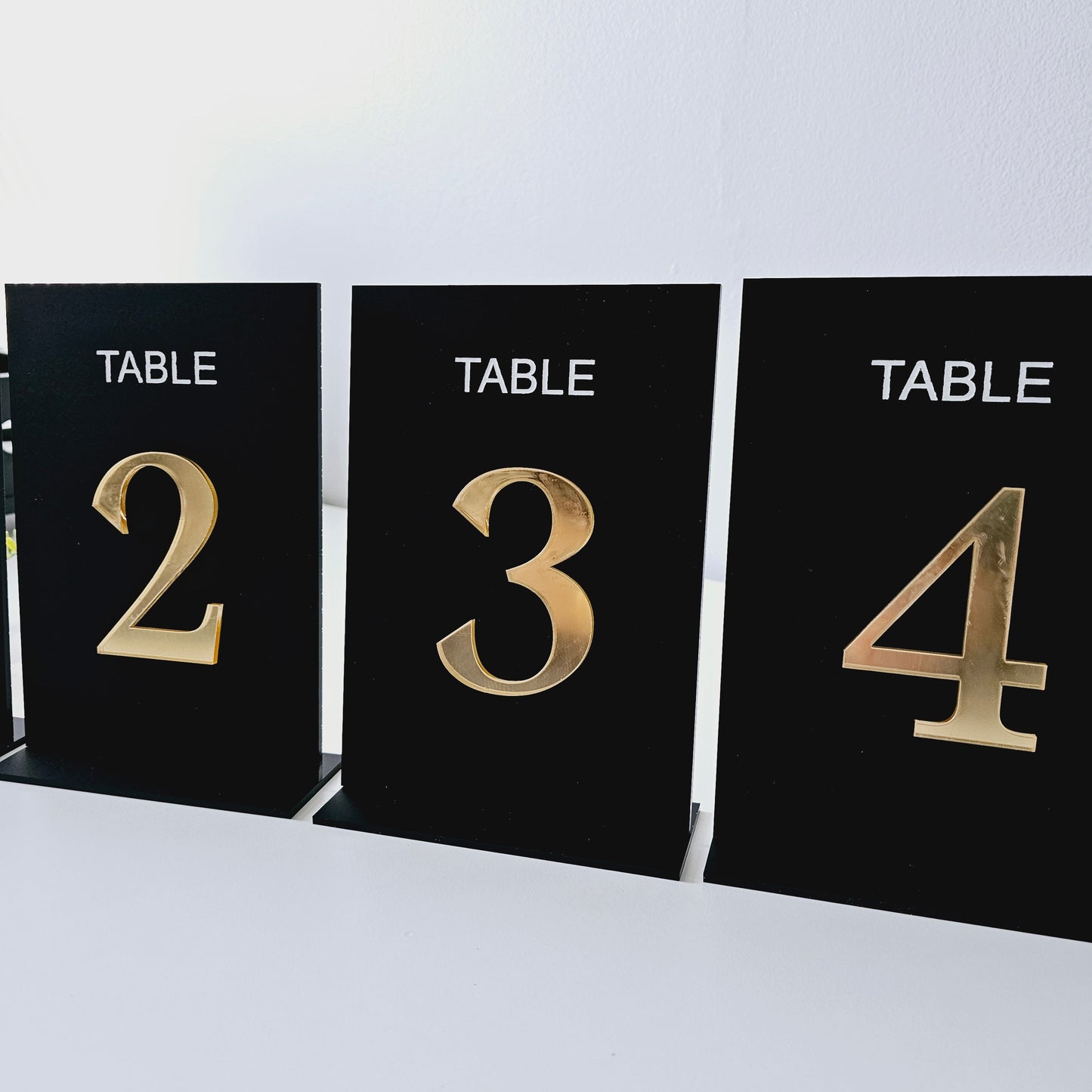 Acrylic Table Numbers