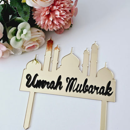 Umrah Mubarak Cake Topper