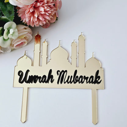 Umrah Mubarak Cake Topper