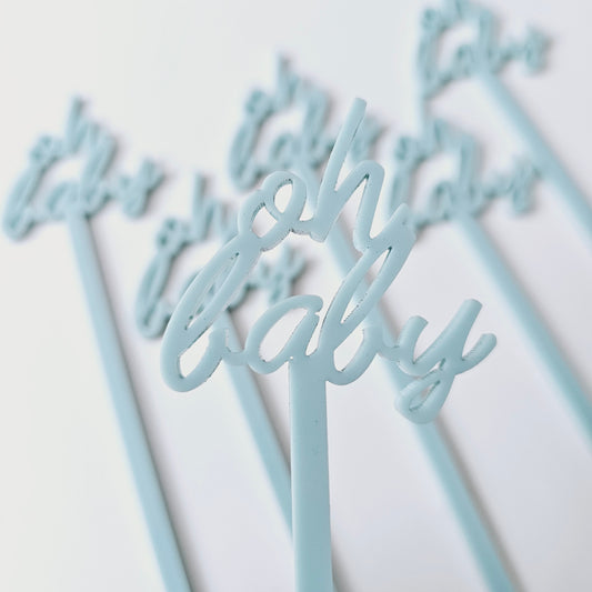 Oh Baby  Drink Stirrers