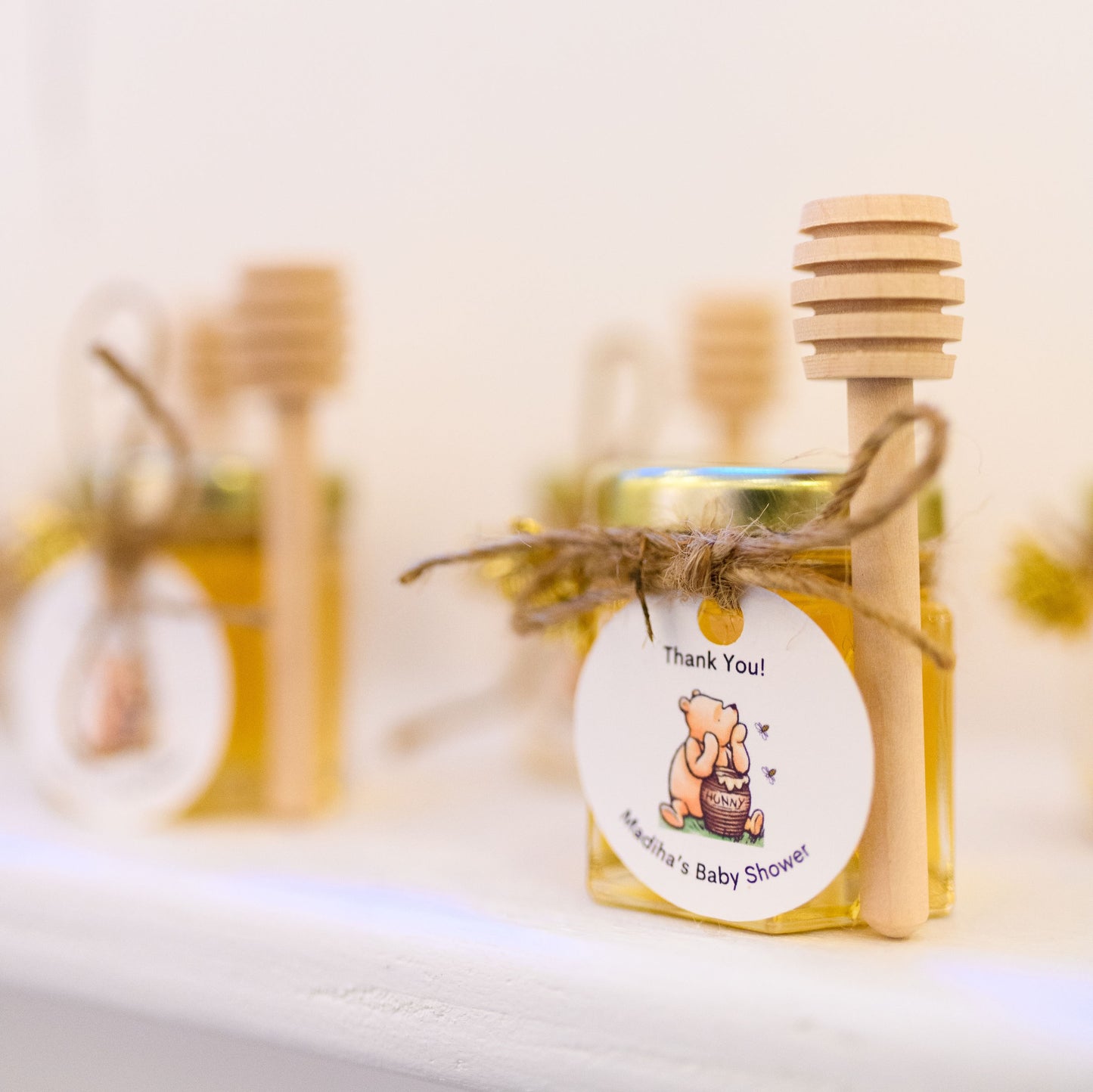 Winnie the Pooh Party Favor Gift Tag