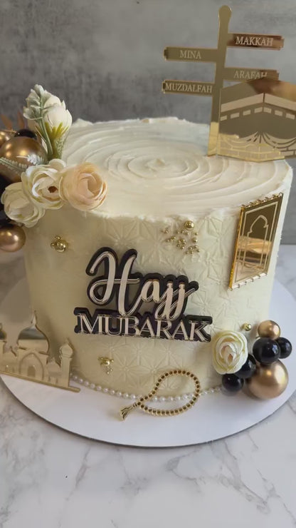 Hajj Cake Topper Set