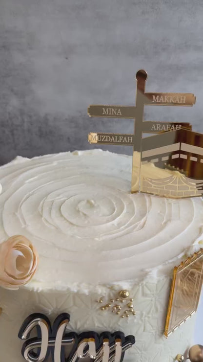 Hajj Cake Topper Set