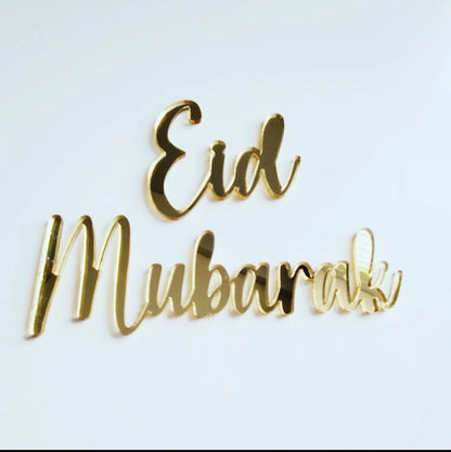 Eid Mubarak Cake Charm