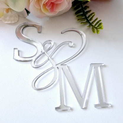 Wedding Initial Cake Charm