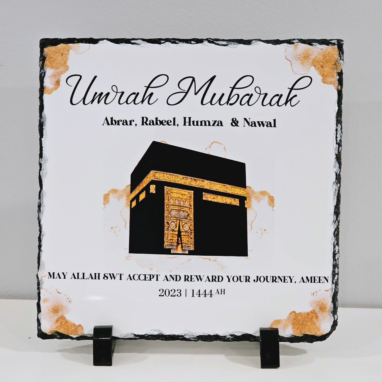 Umrah/Hajj Mubarak Plaque