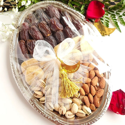 Ramadan Mubarak Crescent Gift Tag or Cupcake Toppers